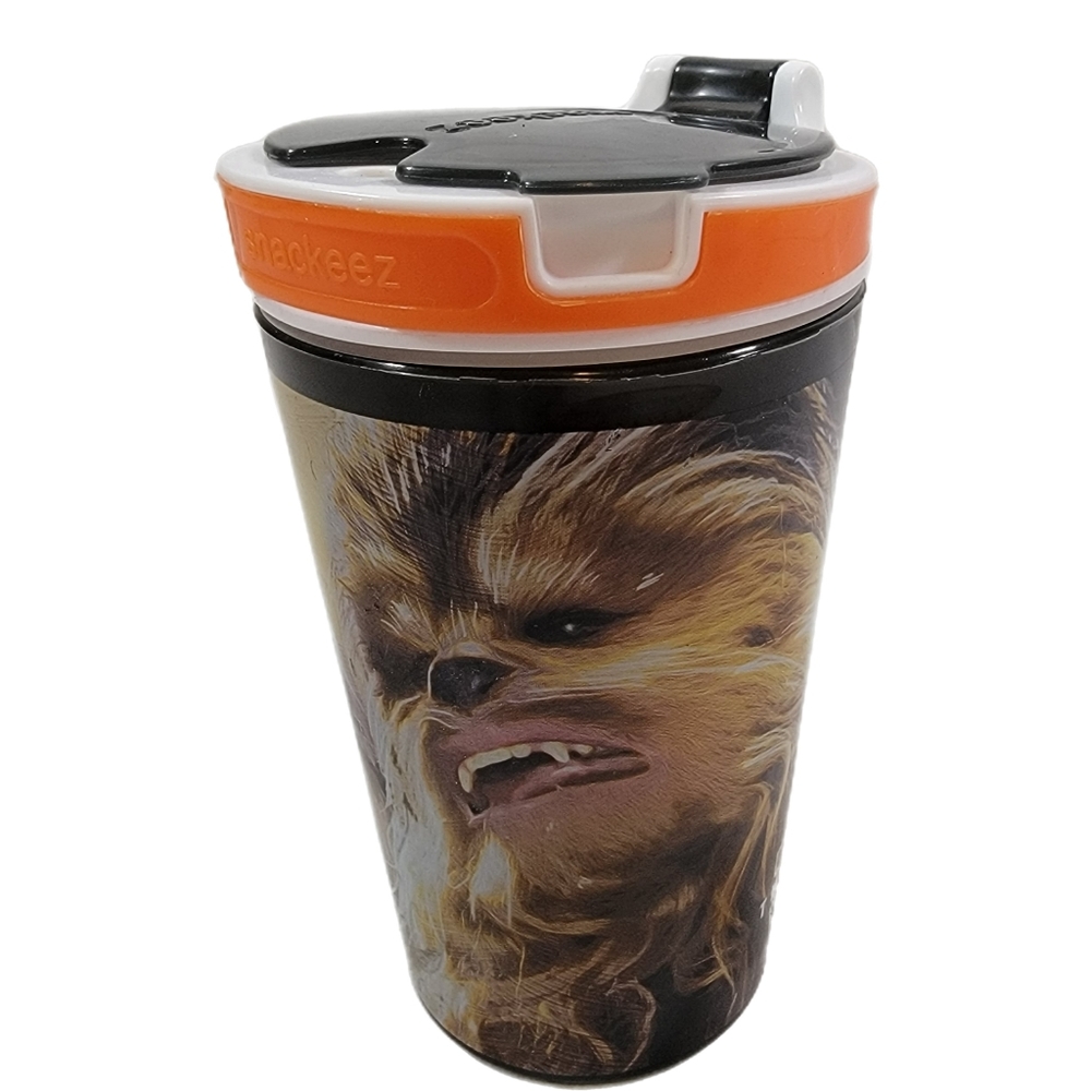 Star Wars The Force Awakes Snackeez Drink Cup With Straw Hole Zak! Designs